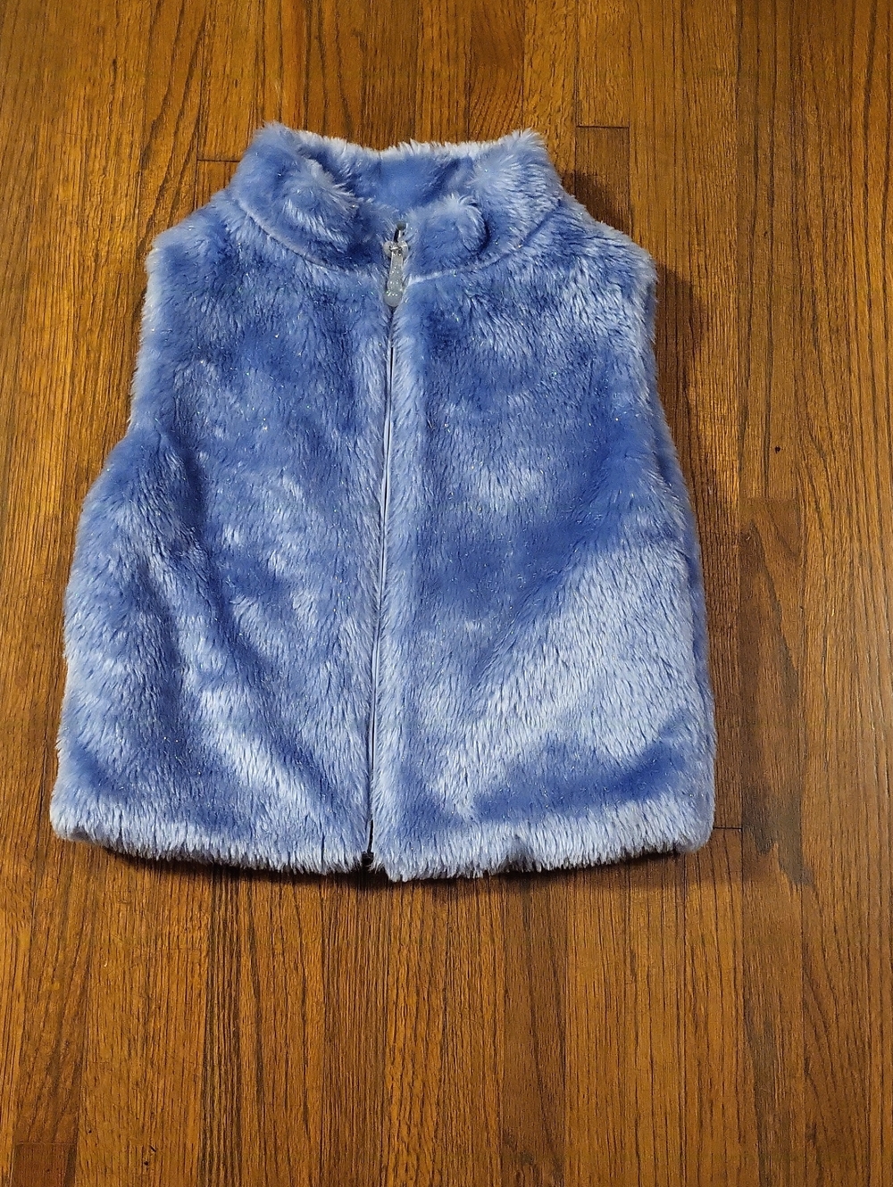 Obermeyer Vintage Plush Faux-Fur Vest - Blue